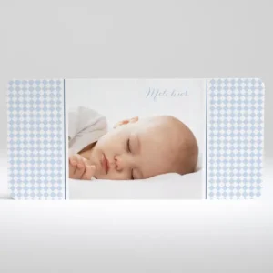 Faire-part de naissance Losanges paysage*Faire-part Elégant Sale