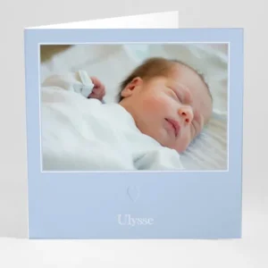 Faire-part de naissance Love*Faire-part Elégant New