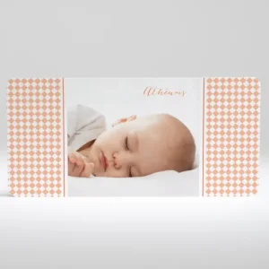 Faire-part de naissance Losanges paysage*Faire-part Elégant Sale
