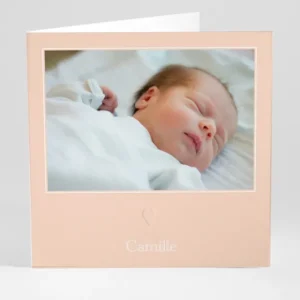 Faire-part de naissance Love*Faire-part Elégant New