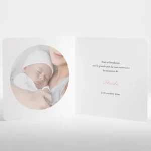 Faire-part de naissance Mademoiselle*Faire-part Elégant Sale