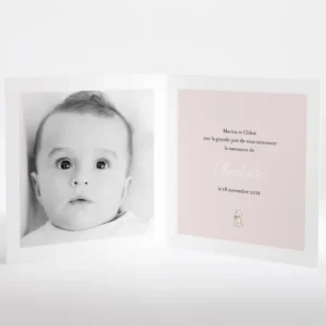 Faire-part de naissance Maman ours*Faire-part Elégant Online