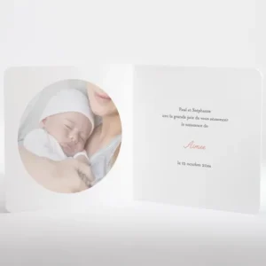 Faire-part de naissance Mademoiselle*Faire-part Elégant Sale