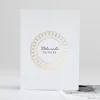 Faire-part de naissance Medaillon tout doux portrait*Faire-part Elégant Fashion