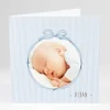 Faire-part de naissance Medaillon drape livret*Faire-part Elégant Hot
