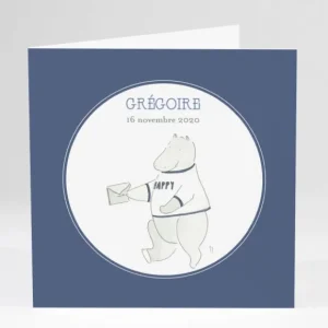 Faire-part de naissance Messager*Faire-part Elégant Fashion