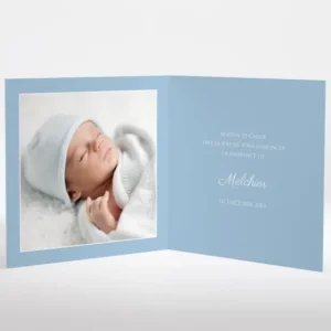 Faire-part de naissance Medaillon vegetal*Faire-part Elégant Online