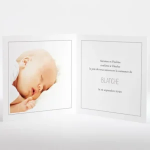 Faire-part de naissance Mes petites peluches*Faire-part Elégant Discount