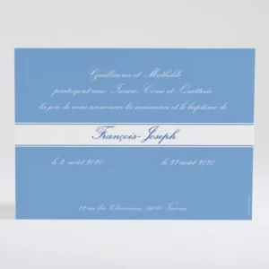 Faire-part de naissance Medaillon monogramme*Faire-part Elégant Fashion