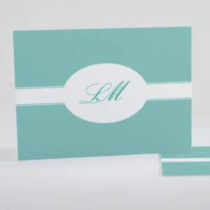 Faire-part de naissance Medaillon monogramme*Faire-part Elégant Fashion