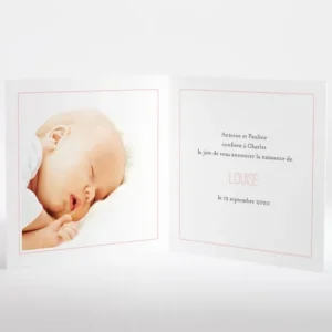 Faire-part de naissance Mes petites peluches*Faire-part Elégant Discount
