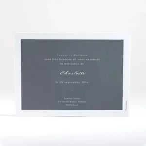 Faire-part de naissance Medaillon tout doux paysage*Faire-part Elégant Hot