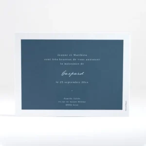 Faire-part de naissance Medaillon tout doux paysage*Faire-part Elégant Hot
