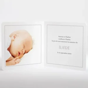Faire-part de naissance Mes petites peluches*Faire-part Elégant Discount
