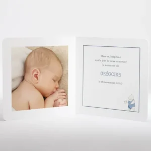 Faire-part de naissance Messager*Faire-part Elégant Fashion