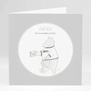 Faire-part de naissance Messager*Faire-part Elégant Fashion