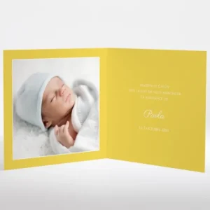 Faire-part de naissance Medaillon vegetal*Faire-part Elégant Online