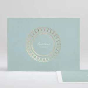 Faire-part de naissance Medaillon tout doux paysage*Faire-part Elégant Hot
