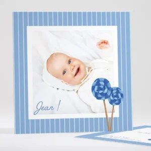 Faire-part de naissance Miam! Des sucettes*Faire-part Elégant New