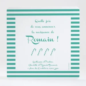 Faire-part de naissance Miam! Des sucres d'orge*Faire-part Elégant Hot