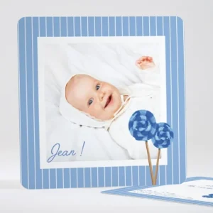 Faire-part de naissance Miam! Des sucettes*Faire-part Elégant New