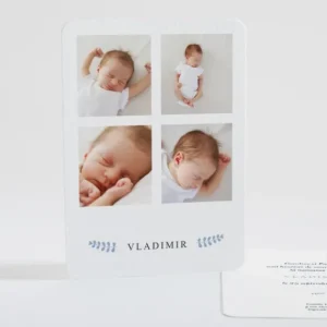 Faire-part de naissance Minimaliste*Faire-part Elégant Sale