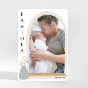 Faire-part de naissance Miroir*Faire-part Elégant Hot
