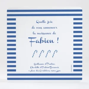 Faire-part de naissance Miam! Des sucres d'orge*Faire-part Elégant Hot