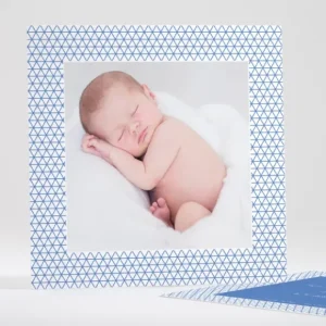 Faire-part de naissance Motif graphique photo*Faire-part Elégant Sale