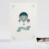 Faire-part de naissance Montgolfiere*Faire-part Elégant New