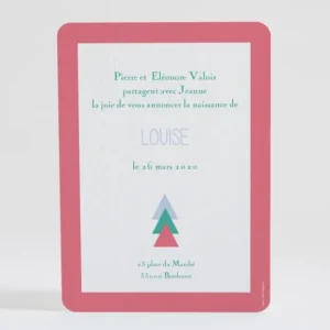 Faire-part de naissance Motif graphique simple*Faire-part Elégant Sale