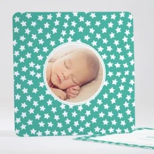 Faire-part de naissance Mon etoile*Faire-part Elégant Fashion