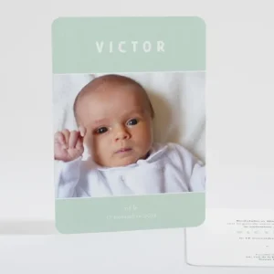 Faire-part de naissance Moderne*Faire-part Elégant Best