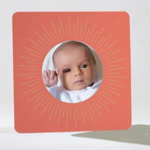 Faire-part de naissance Mon petit soleil*Faire-part Elégant Sale