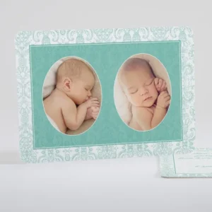 Faire-part de naissance Motif chic*Faire-part Elégant Hot