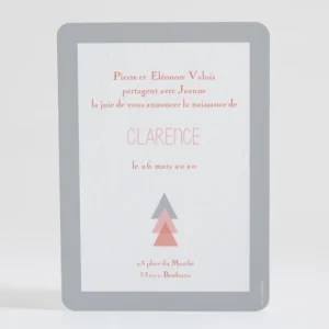 Faire-part de naissance Motif graphique simple*Faire-part Elégant Sale