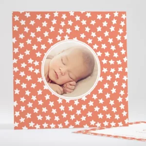 Faire-part de naissance Mon etoile*Faire-part Elégant Fashion