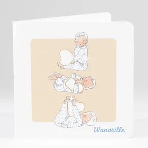 Faire-part de naissance Mon petit coeur*Faire-part Elégant Best