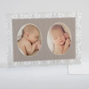 Faire-part de naissance Motif chic*Faire-part Elégant Hot