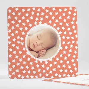 Faire-part de naissance Mon etoile*Faire-part Elégant Fashion