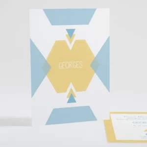 Faire-part de naissance Motif graphique simple*Faire-part Elégant Sale