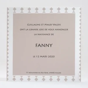 Faire-part de naissance Montgolfiere simple*Faire-part Elégant Clearance