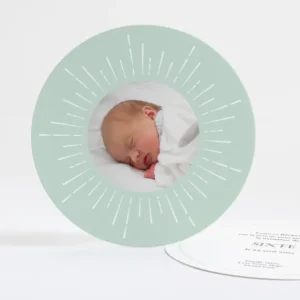 Faire-part de naissance Mon petit soleil rond*Faire-part Elégant Clearance