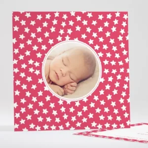 Faire-part de naissance Mon etoile*Faire-part Elégant Fashion