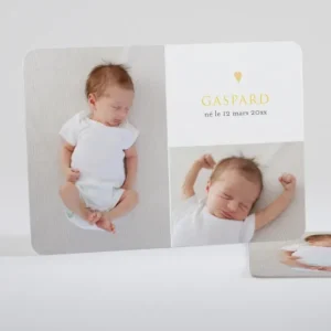 Faire-part de naissance Mon joli coeur*Faire-part Elégant Hot