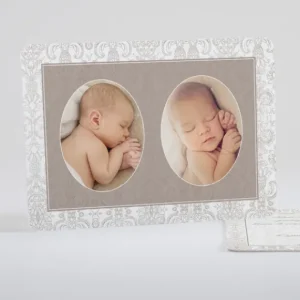 Faire-part de naissance Motif chic*Faire-part Elégant Hot