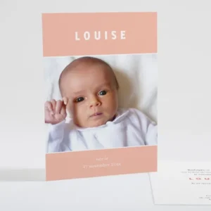 Faire-part de naissance Moderne*Faire-part Elégant Best