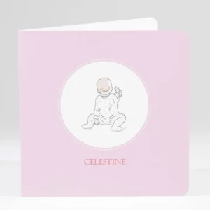 Faire-part de naissance Mon piou*Faire-part Elégant Hot