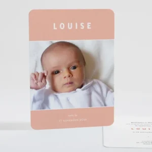 Faire-part de naissance Moderne*Faire-part Elégant Best