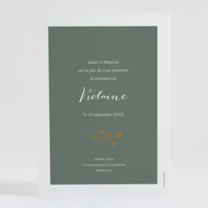 Faire-part de naissance Multitude*Faire-part Elégant Outlet